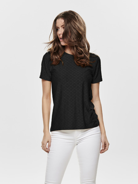 Jacqueline de Yong Schwarzes T-Shirt JDY Cathinka
