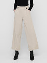 Jacqueline de Yong Cremefarbene Damen-Weitbein-Hose JDY Geggo