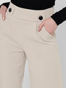 Jacqueline de Yong Cremefarbene Damen-Weitbein-Hose JDY Geggo