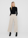 Jacqueline de Yong Cremefarbene Damen-Weitbein-Hose JDY Geggo