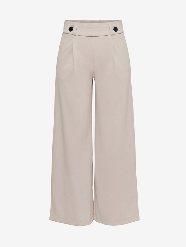 Jacqueline de Yong Cremefarbene Damen-Weitbein-Hose JDY Geggo