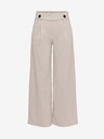 Jacqueline de Yong Cremefarbene Damen-Weitbein-Hose JDY Geggo