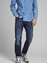 Jack & Jones Dunkelblaue Slim-Fit-Jeans Jack & Jones Clark