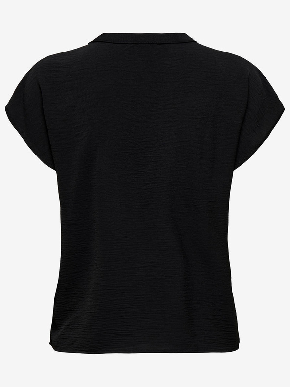 Jacqueline de Yong Schwarze JDY Lion Bluse