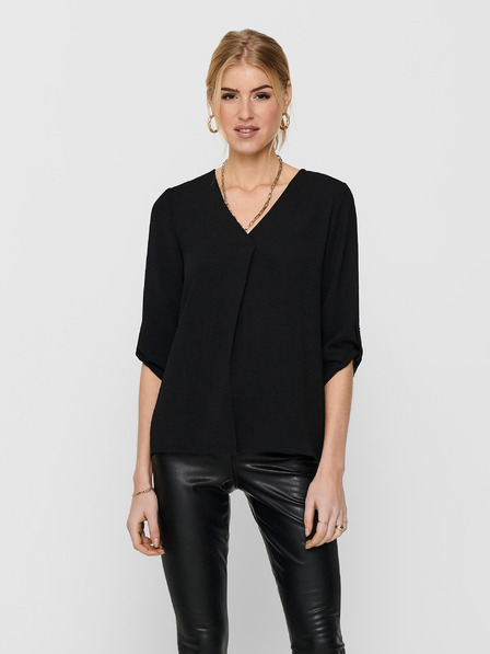 Jacqueline de Yong Schwarze Bluse JDY Divya