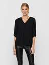 Jacqueline de Yong Schwarze Bluse JDY Divya