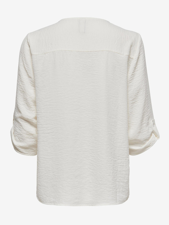 Jacqueline de Yong Cremefarbene Bluse JDY Divya