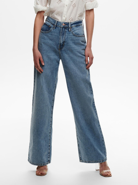 ONLY Blaue Damen-Weitbeinjeans ONLY Hope