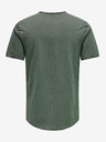 ONLY & SONS ONLY & SONS Benne grün gestreiftes Basic-T-Shirt