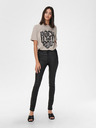 Jacqueline de Yong Schwarze Skinny Fit Hose mit JDY New Thunder Finish