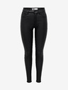 Jacqueline de Yong Schwarze Skinny Fit Hose mit JDY New Thunder Finish