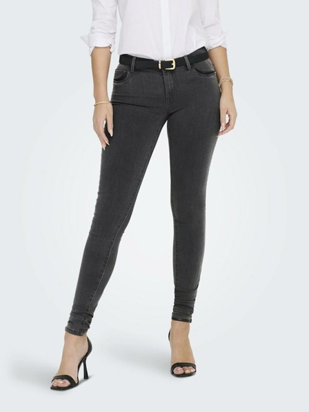 ONLY Dunkelgraue Skinny Fit Jeans ONLY Rain Life