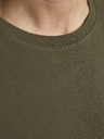 Jack & Jones Khakifarbenes Herren-Basic-T-Shirt Jack & Jones Noa