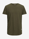 Jack & Jones Khakifarbenes Herren-Basic-T-Shirt Jack & Jones Noa