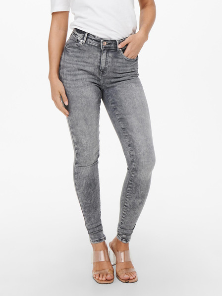 ONLY Graue Skinny-Fit-Jeans ONLY Power