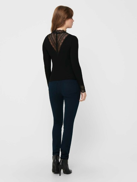 ONLY Schwarzes Top mit Spitze ONLY Tilde