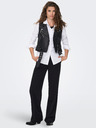 ONLY Schwarze Damen Lederweste ONLY Vera