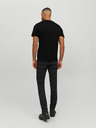 Jack & Jones Schwarzes Herren-Basic-T-Shirt Jack & Jones