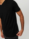 Jack & Jones Schwarzes Herren-Basic-T-Shirt Jack & Jones