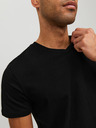 Jack & Jones Schwarzes Herren-Basic-T-Shirt Jack & Jones