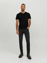 Jack & Jones Schwarzes Herren-Basic-T-Shirt Jack & Jones