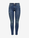 ONLY Blaue Röhrenjeans mit Rippeffekt für Damen ONLY Wauw