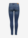 ONLY Blaue Röhrenjeans mit Rippeffekt für Damen ONLY Wauw