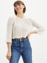 ONLY Cremefarbener Damen-Cropped-Pullover ONLY Nola
