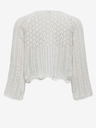 ONLY Cremefarbener Damen-Cropped-Pullover ONLY Nola