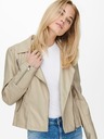 ONLY Cremefarbene Damen Leder Curvy ONLY Gemma