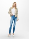 ONLY Cremefarbene Damen Leder Curvy ONLY Gemma