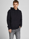 Jack & Jones Schwarzer Herren-Basic-Kapuzenpullover Jack & Jones Star