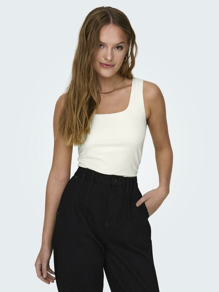 ONLY Cremefarbenes Wende-Tanktop für Damen ONLY Ea