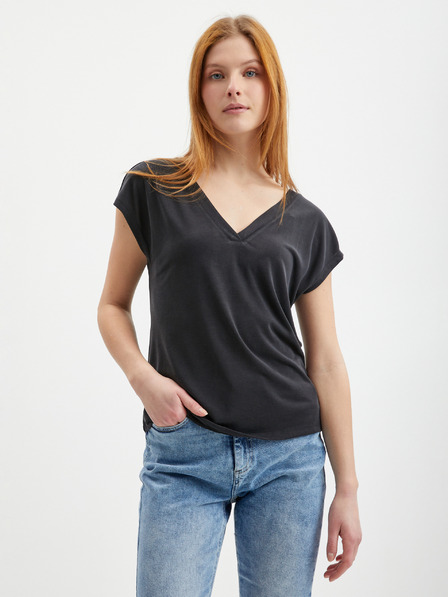 ONLY Schwarzes Basic-T-Shirt für Frauen ONLY Free