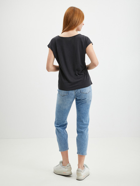 ONLY Schwarzes Basic-T-Shirt für Frauen ONLY Free
