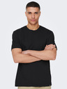 ONLY & SONS Schwarzes Basic-T-Shirt für Herren ONLY & SONS Max Life