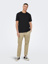 ONLY & SONS Schwarzes Basic-T-Shirt für Herren ONLY & SONS Max Life