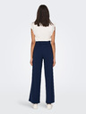 Jacqueline de Yong Dunkelblaue Damen-Hose mit weitem Bein JDY