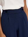 Jacqueline de Yong Dunkelblaue Damen-Hose mit weitem Bein JDY