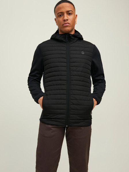 Jack & Jones Schwarze Jack & Jones Steppjacke für Herren, leicht