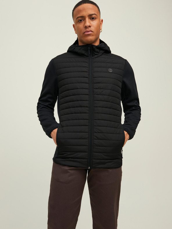 Jack & Jones Schwarze Jack & Jones Steppjacke für Herren, leicht