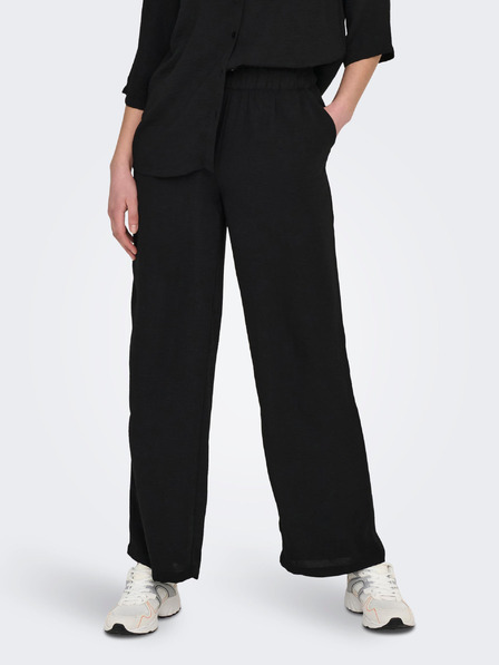 Jacqueline de Yong Schwarze JDY Divya Damen-Hose