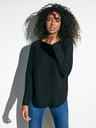 ONLY Schwarzer gerippter leichter Pullover ONLY Caviar