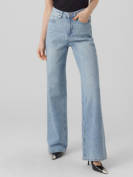 Vero Moda Hellblaue, weit geschnittene Damenjeans VERO MODA Tessa