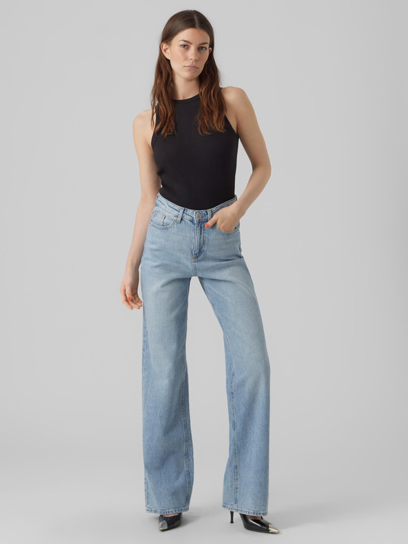Vero Moda Hellblaue, weit geschnittene Damenjeans VERO MODA Tessa