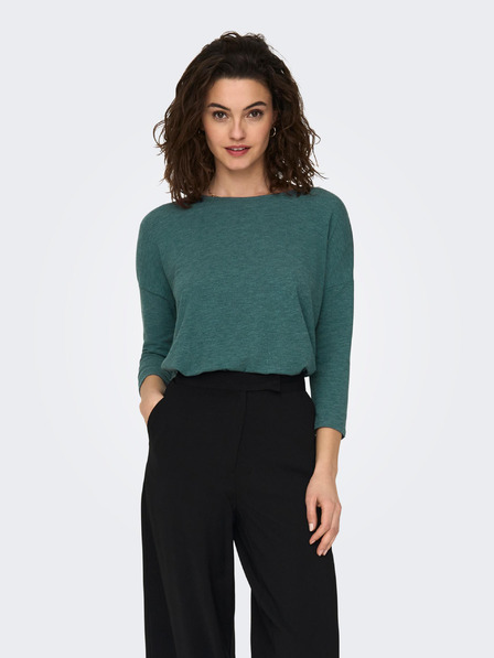 ONLY Grünes gestreiftes Damen-Shirt ONLY Glamour