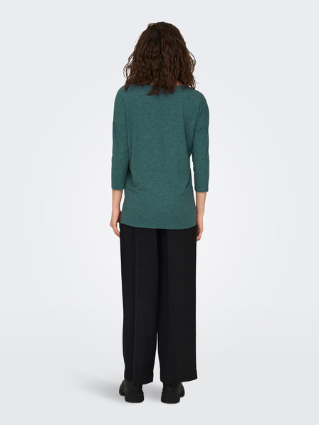ONLY Grünes gestreiftes Damen-Shirt ONLY Glamour