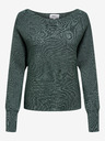 ONLY Dunkelgrüne gerippte Damenstrickjacke ONLY Adaline