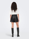 ONLY Schwarze Damen-Kunstledershorts ONLY Heidi