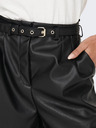 ONLY Schwarze Damen-Kunstledershorts ONLY Heidi